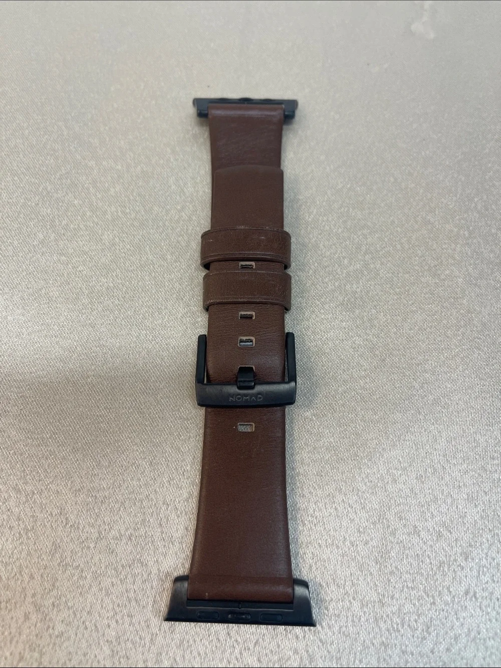 Nomad Brown Leather Watch Band with Navy Perforated Sport Strap set of 2